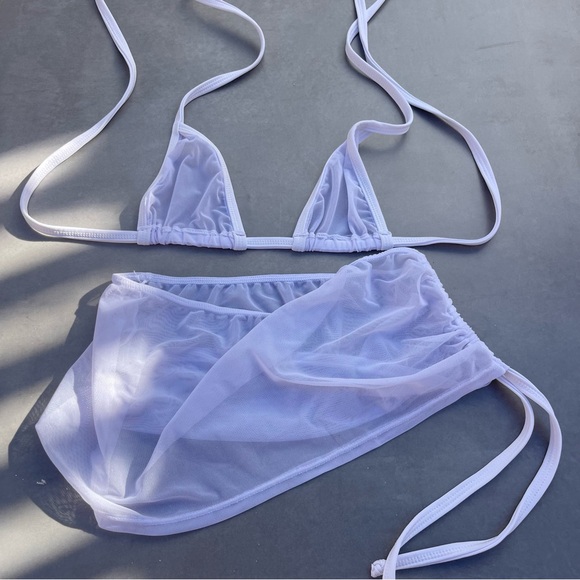 Mesh Skirt Rave Set - Picture 2 of 3